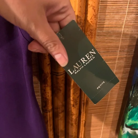 Lauren Ralph Lauren NWT Purple Dress - Picture 4 of 8